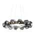 Hammerton Studio Gem 36" Wide 16 Light Hand Blown Glass LED Radial Ring Chandelier Configure Below