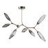 Hammerton Studio Rock Crystal 53" Wide 8 Light Hand Blown Glass LED Modern Branch Chandelier Configure Below