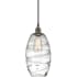 Hammerton Studio Ellisse 6" Wide Wide Artisan Crafted Optic Glass Pendant Configure Below