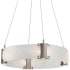 Hammerton Studio Parallel 24" Wide Artisan Crafted LED Chandelier with Hand Textured Glass Configure Below