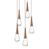Hammerton Studio Rain Drop 19" Wide LED Multi Light Pendant Configure Below