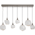 Hammerton Studio Gem 48" Wide 7 Light Hand Blown Glass Linear LED Pendant Configure Below