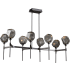Hammerton Studio Gem 50" Wide 8 Light Hand Blown Glass LED Linear Chandelier Configure Below