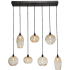 Hammerton Studio Misto 48" Wide Artisan Crafted Optic Glass 7 Light Linear Pendant Configure Below