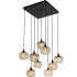 Hammerton Studio Coppa 29" Wide Artisan Crafted Optic Glass 9 Light Pendant Configure Below