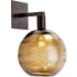 Optic Bronze Glass with Flat Bronze Finish