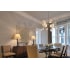 Gem Chandelier Dining Room - Clear Glass