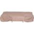 Hanover 126" Wide Polyester Outdoor Furniture Cover for 4 / 6 pc Loveseat Sets Tan