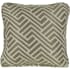 Hanover 16" Square Chevron Patterns and Designs Throw Pillow With Foam Green