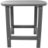 Hanover All-Weather 19" Wide Polywood Outdoor Side Table Gray