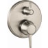 Hansgrohe Ecostat Classic Pressure Balanced Valve Trim Only with Integrated Diverter for 2 Distinct Functions - Less Rough In Brushed Nickel