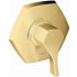 Hansgrohe Locarno Pressure Balanced Valve Trim Only with Single Lever Handle - Less Rough In Brushed Gold Optic