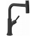 Hansgrohe Locarno Select 1.75 GPM Pull Out Kitchen Faucet HighArc Spout with Magnetic Docking & Toggle Spray Diverter - Limited Lifetime Warranty Matte Black