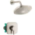 Hansgrohe Croma Select E Shower Only Trim Package with 2 GPM Multi Function Shower Head Brushed Nickel