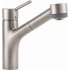 Hansgrohe Talis S 1.75 GPM Pull-Out Kitchen Faucet with Locking Spray Diverter - Limited Lifetime Warranty Steel Optik
