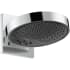 Hansgrohe Rainfinity 1.75 GPM 3-Jet Rain Shower Head with Wall Connector Trim, Quick Clean and XXL Performance Brushed Nickel