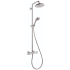 Hansgrohe Croma Thermostatic Showerpipe 220 1-Jet, 2.5 GPM Chrome