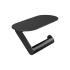Hansgrohe WallStoris Wall Mounted Euro Toilet Paper Holder with Shelf Matte Black