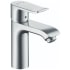 Hansgrohe Metris 1.2 GPM Single Hole Bathroom Faucet with EcoRight, Quick Clean, and ComfortZone Technologies - Drain Assembly Included Chrome