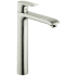 Hansgrohe Metris 1.2 GPM Single Hole Bathroom Faucet with EcoRight, Quick Clean, and ComfortZone Technologies - Drain Assembly Included Brushed Nickel