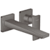 Hansgrohe Metropol 1.2 (GPM) Wall Mounted Bathroom Faucet Less Drain Assembly and Valve - Limited Lifetime Warranty Brushed Black Chrome