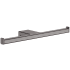 Hansgrohe AddStoris Wall Mounted Euro Toilet Paper Holder Brushed Black Chrome