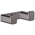 Hansgrohe AddStoris Double Robe Hook Brushed Black Chrome