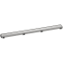 Hansgrohe RainDrain Match Trim 35-1/4" with Height Adjustable Frame Brushed Stainless Steel