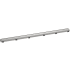 Hansgrohe RainDrain Match Trim 47-1/4" with Height Adjustable Frame Brushed Stainless Steel