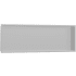 Hansgrohe XtraStoris Original Wall Niche with Integrated Frame 12"x 36"x 4" Concrete Grey