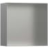 Hansgrohe XtraStoris Minimalistic Wall Niche with Open Frame 12"x 12"x 5.5" Brushed Stainless Steel