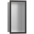 Hansgrohe XtraStoris Individual Wall Niche with Design Frame 12"x 6"x 4" Brushed Black Chrome