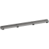 Hansgrohe RainDrain Match Boardwalk Trim Boardwalk 31-1/2" with Height Adjustable Frame Brushed Stainless Steel