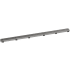 Hansgrohe RainDrain Match Boardwalk Trim Boardwalk 47-1/4" with Height Adjustable Frame Brushed Stainless Steel