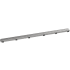 Hansgrohe RainDrain Match Classic Regular Trim 47-1/4" with Height Adjustable Frame Brushed Stainless Steel