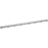 Hansgrohe RainDrain Match Trim 59-1/8" with Height Adjustable Frame Brushed Stainless Steel