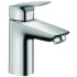 Hansgrohe Logis 1.0 GPM Single Hole Bathroom Faucet with EcoRight and ComfortZone Technologies - Less Drain Assembly Chrome
