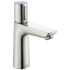 Hansgrohe Talis Select E 1.2 GPM Single Hole Bathroom Faucet with QuickClean, ComfortZone and EcoRight Technology - Includes Metal Pop-Up Drain Assembly Brushed Nickel