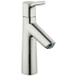Hansgrohe Talis S 1.2 GPM Single Hole Bathroom Faucet with QuickClean, ComfortZone and EcoRight Technology - Includes Metal Pop-Up Drain Assembly Brushed Nickel