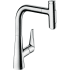 Hansgrohe Talis Select S 1.75 GPM Pull Out Kitchen Faucet HighArc Spout with Magnetic Docking & Toggle Spray Diverter - Limited Lifetime Warranty Chrome