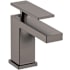 Hansgrohe Tecturis E 1.2 GPM Single Hole Bathroom Faucet with Pop-Up Drain Assembly with CoolStart Technology Brushed Black Chrome
