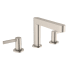 Hansgrohe Finoris 1.2 GPM Widespread Bathroom Faucet with Pop-Up Drain Assembly Brushed Nickel
