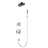 Hansgrohe Rainfinity 2.5 GPM Thermostatic Shower System with ShowerSelect Trim Chrome