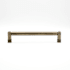 Hapny Home Knurled 6" Center to Center Modern Industrial Luxury Solid Brass Cabinet Bar Handle / Drawer Pull Aged Brass