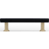 Matte Black / Satin Brass