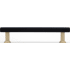 Matte Black / Satin Brass
