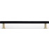 Matte Black / Satin Brass