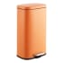 happimess Curtis 30.3 Liter ABS, Iron, and Polypropylene Free Standing Trash Can with Hands-Free Step Pedal Carrot Cake
