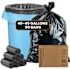 happimess 42 Gallon (159L) Heavy Duty Contractor Trash Bags - Sold by Carton - 50 Count Black