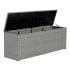 happimess Nino 59-1/16" Wide Metal and Synthetic Rattan Storage Box Gray